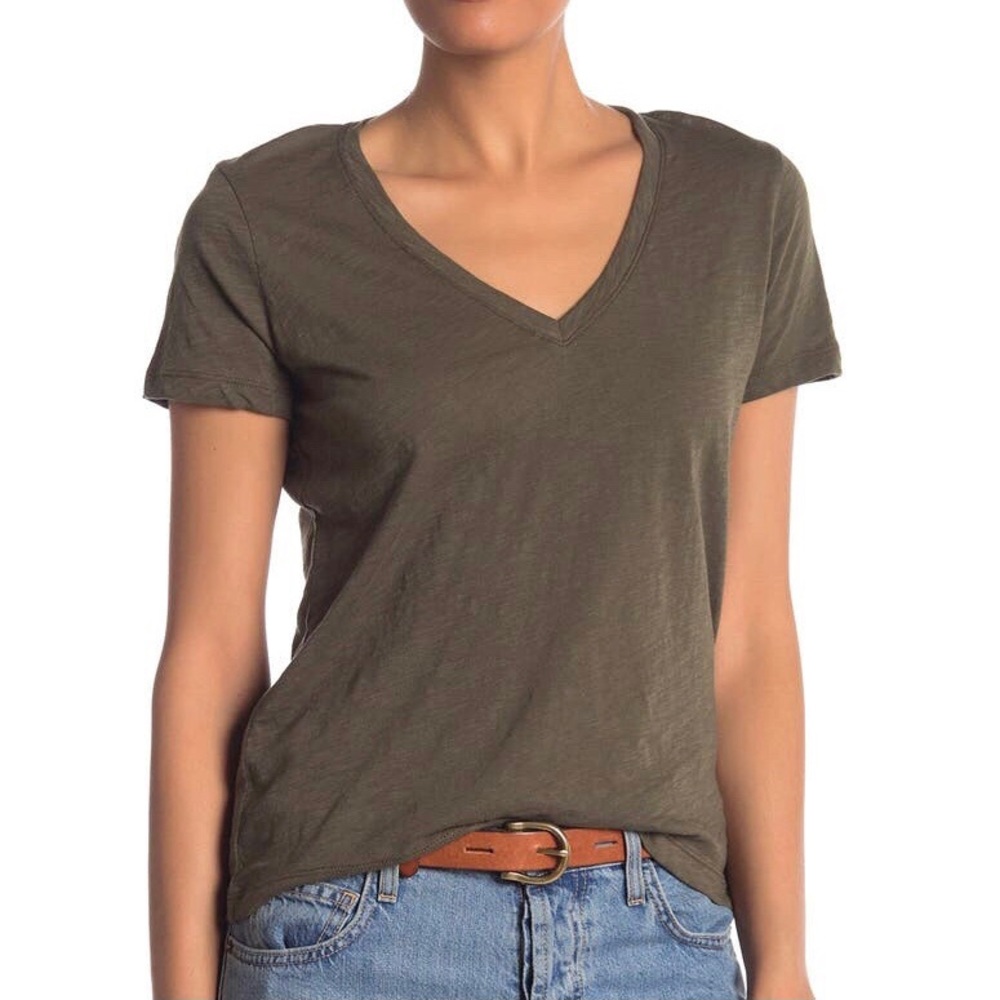 Madewell Short Sleeve Cotton Knit Tee Shirt XS